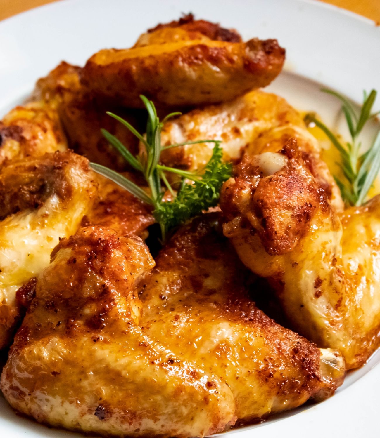 Pollo frito dorado, representativo del pollo con tajadas de El Buen Sabor