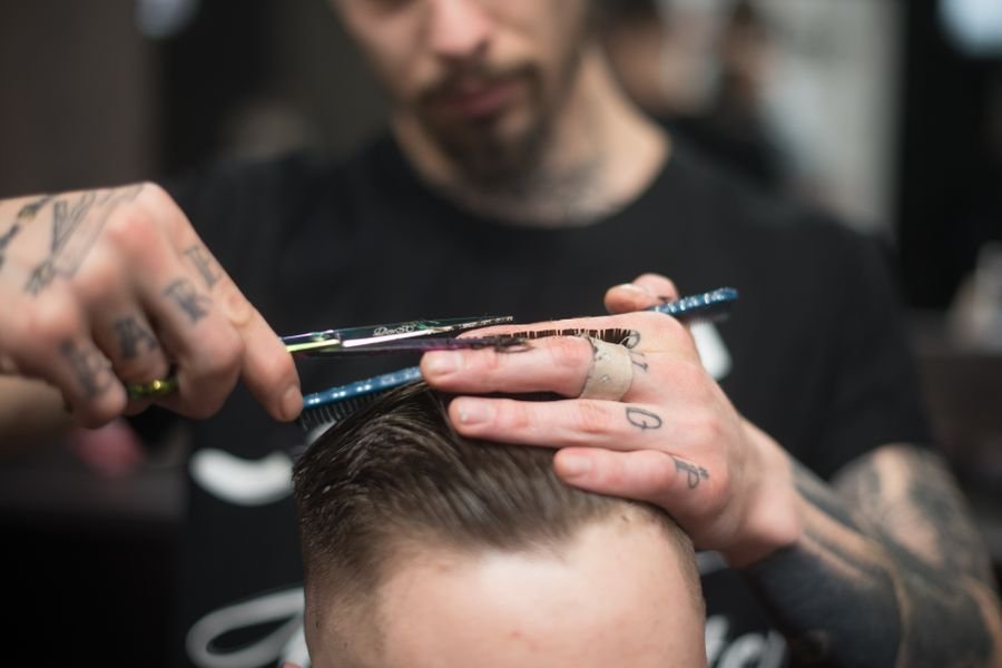 Classic gentleman haircut at Fanatics