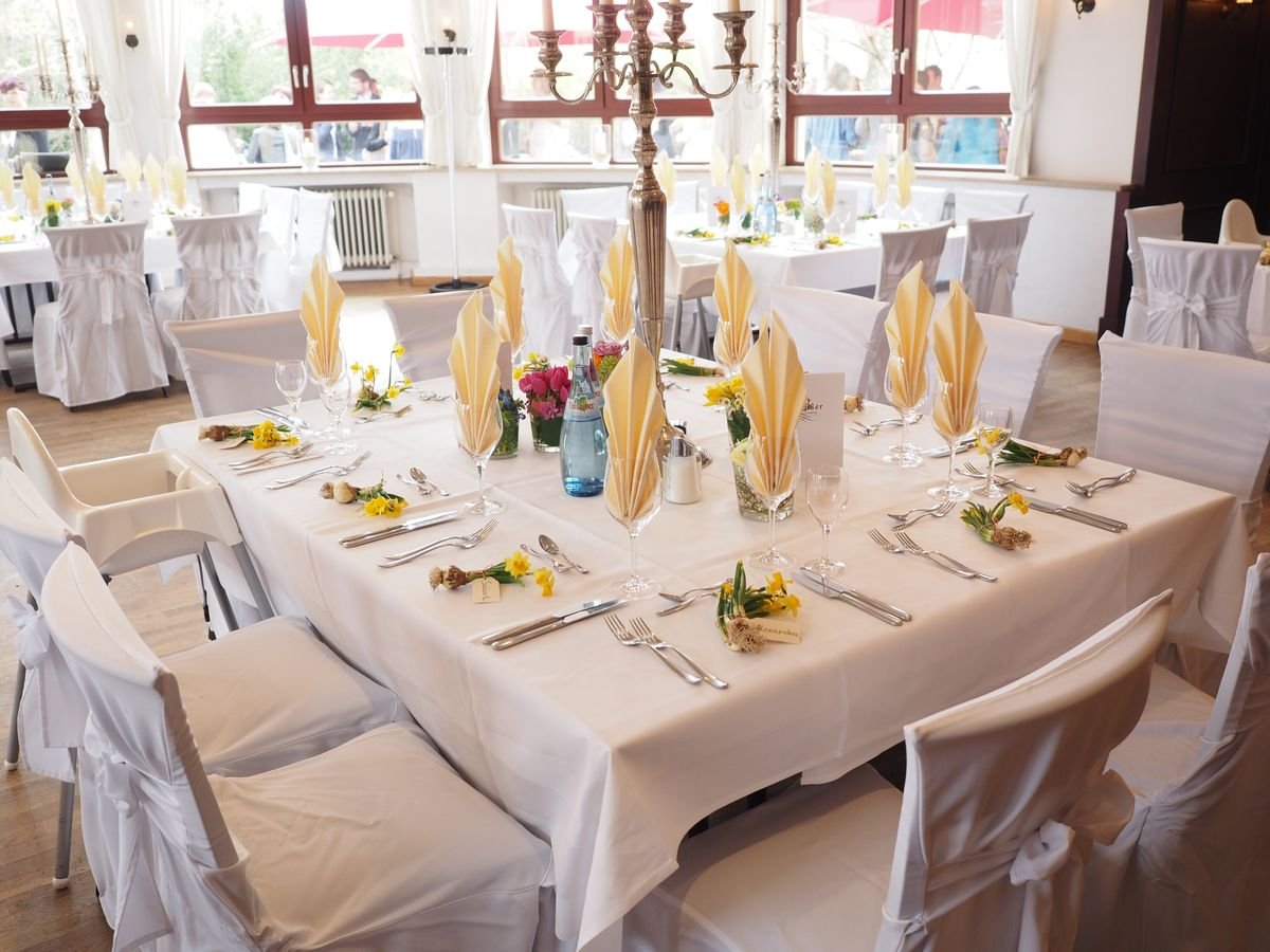 Representative photo of a social event in a banquet hall