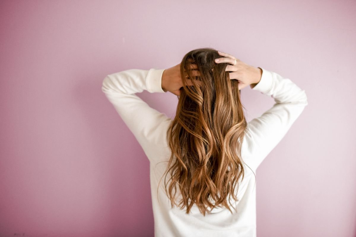 Representative photo of hand-painted balayage on long hair